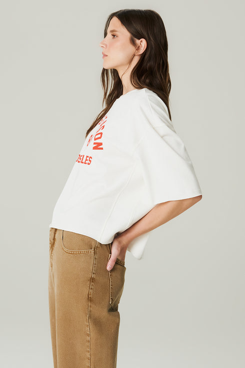 T-SHIRT COLEGE BRANCO
